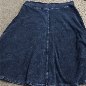 Hard tail forever a line blue washed skirt